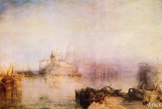 Dogana et Sainte Marie della Salute Venise - William Turner - Reproductions de tableaux et peintures haut de gamme