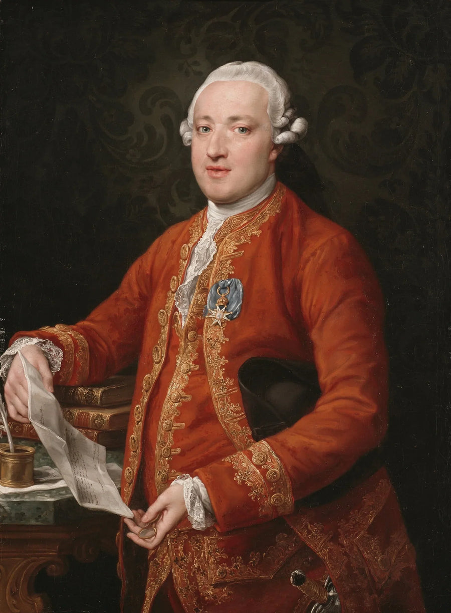 Don José Moñino y Redondo, Floridablanca Kontu - Pompeo Batoni