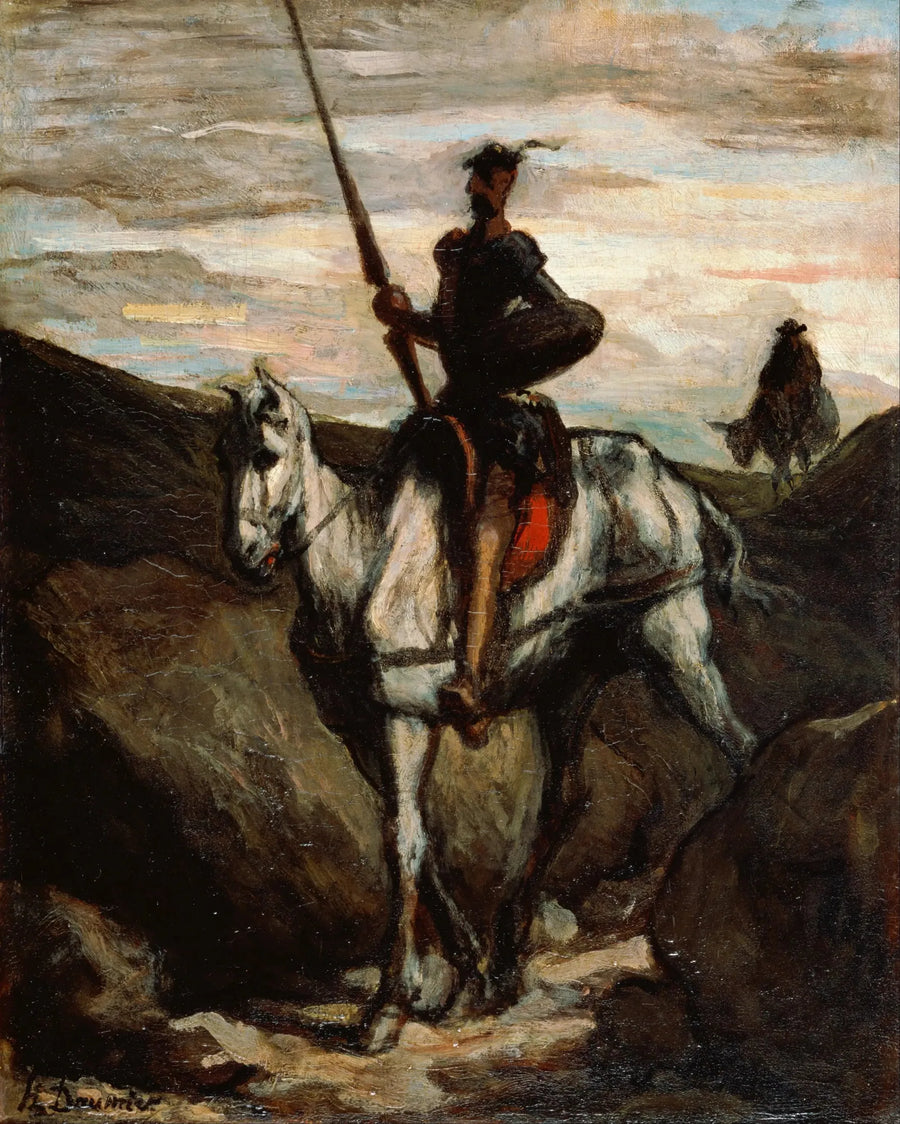 Don Quichotte Dağlarda - Honoré Daumier