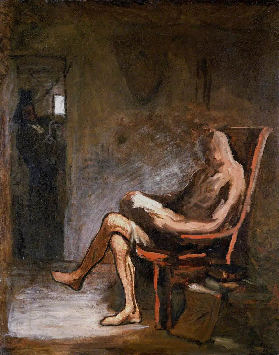 Don Quichotte okurken - Honoré Daumier