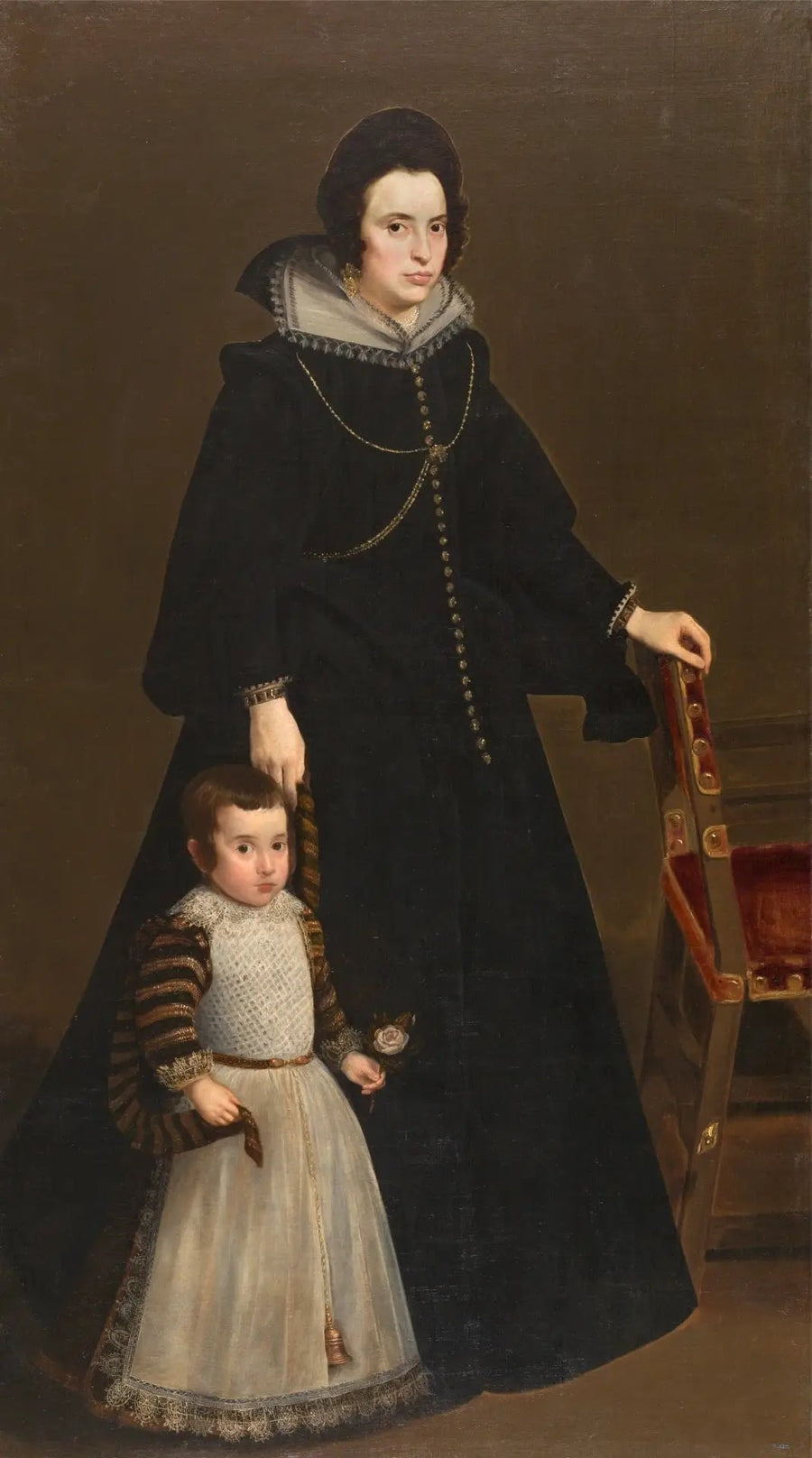 Doña Antonia de Ipeñarrieta y Galdós ve oğlu Luis - Diego Velázquez