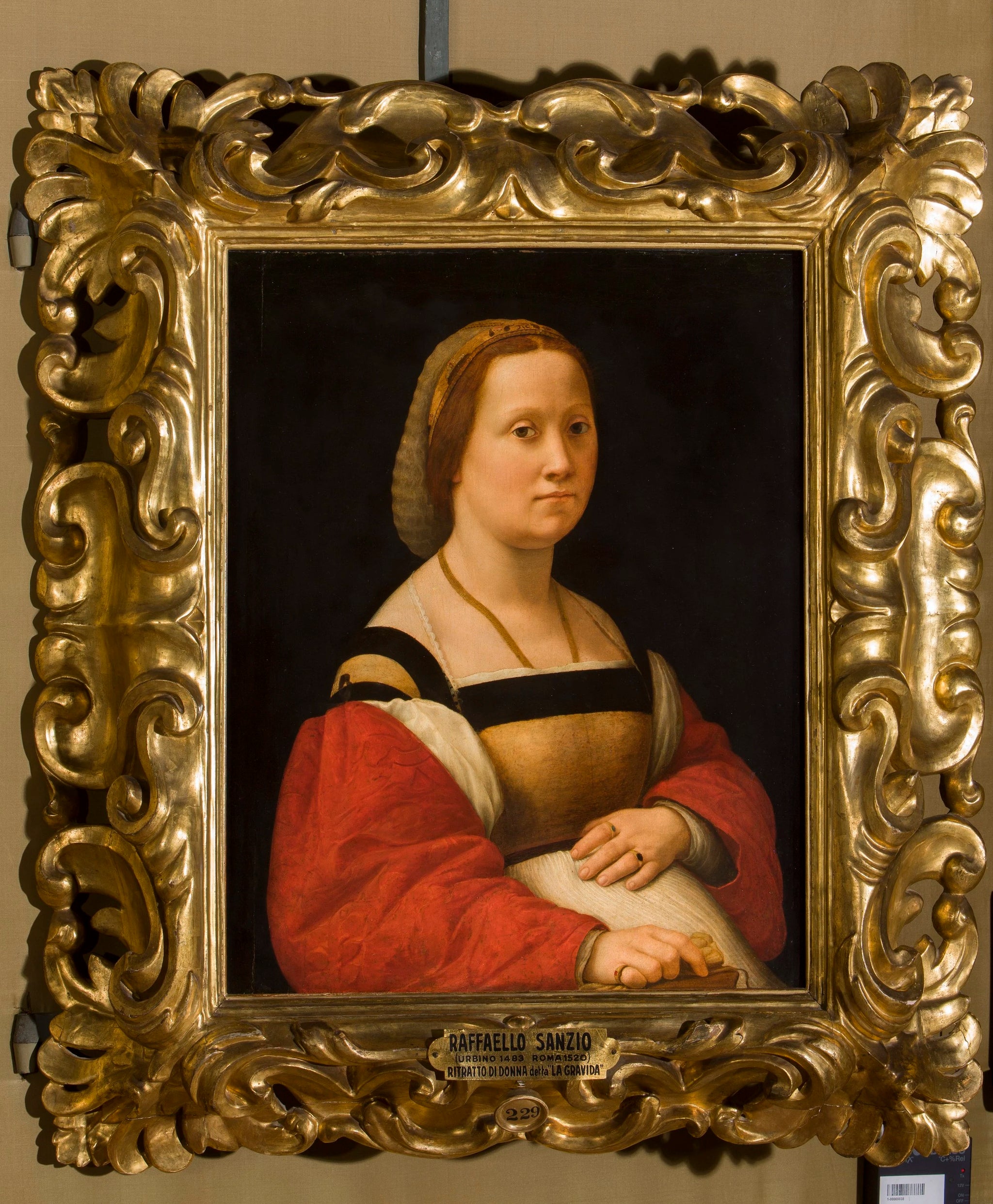 Portrait de femme dit La Donna Gravida de Raphaël – reproduction peinture à l’huile sur toile