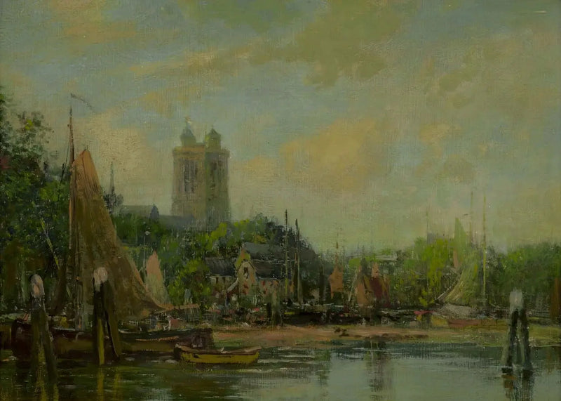 Dordrecht, katedral - Eugène Boudin