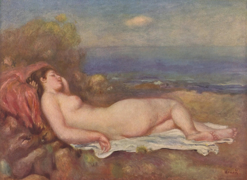 Denizde Uyku - Pierre-Auguste Renoir