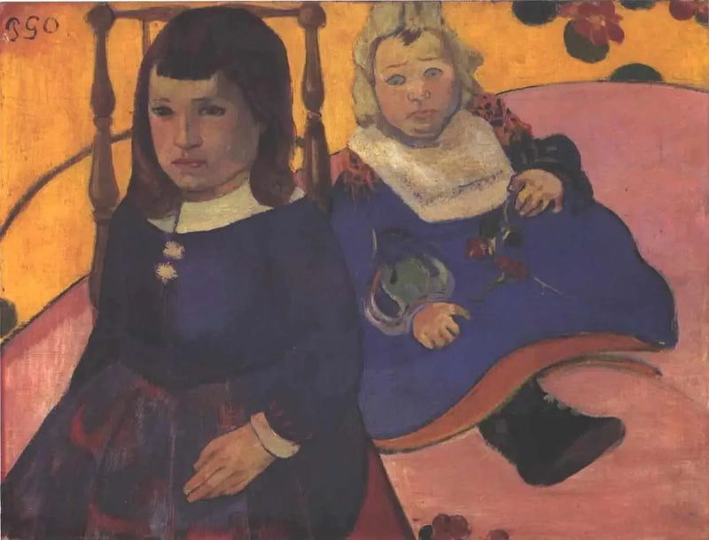 Çocukların Çift Portresi - Paul Gauguin