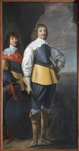Johan Maurits van Nassau-Siegen (1604-1679) ve Johan Ernst van Nassau-Siegen (1618-1639) Çift Portre - Gerrit van Honthorst