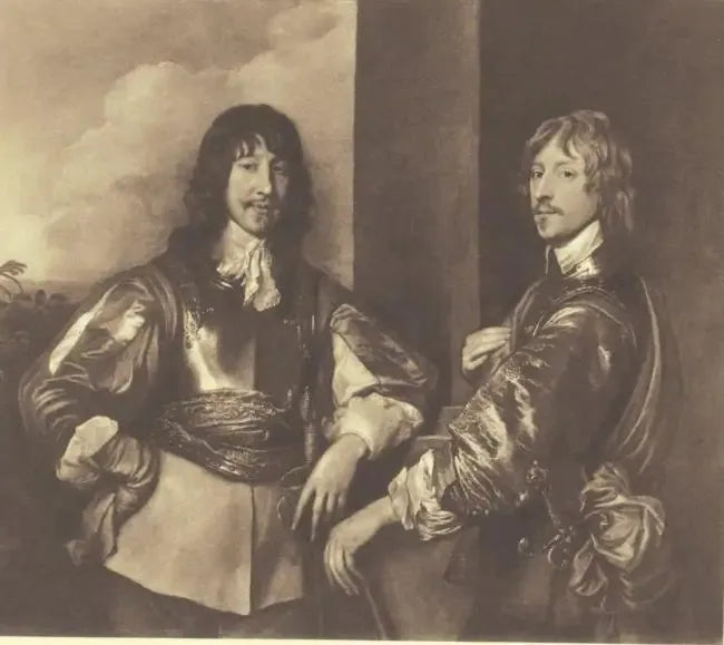 Mountjoy Blount, 1. Kontu Newport (-1666) ve George, Lord Goring (1608-1657) Çift Portresi - Antoine van Dyck