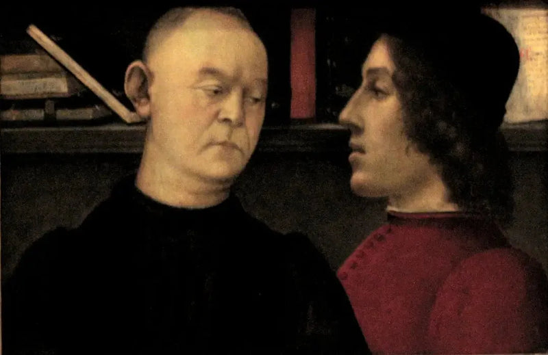 Piero del Pugliese ve Filippino Lippi'nin Çift Portresi - Filippino Lippi