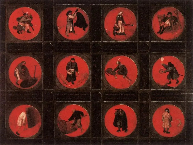 On İki Flamanca Atasözü - Pieter Brueghel the Elder