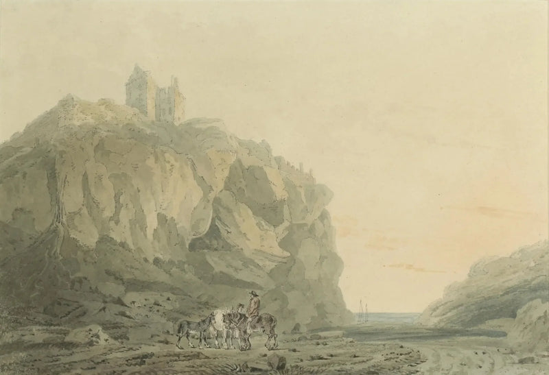 Dunotter Kalesi, Kincardineshire - J. M. W. Turner