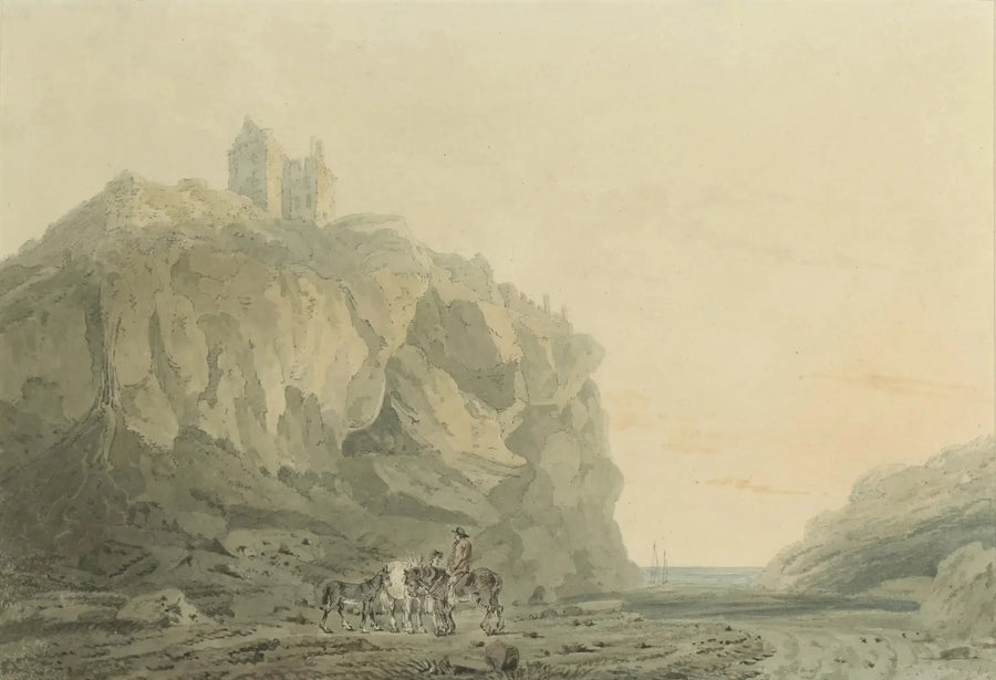Dunotter Kalesi, Kincardineshire - J. M. W. Turner