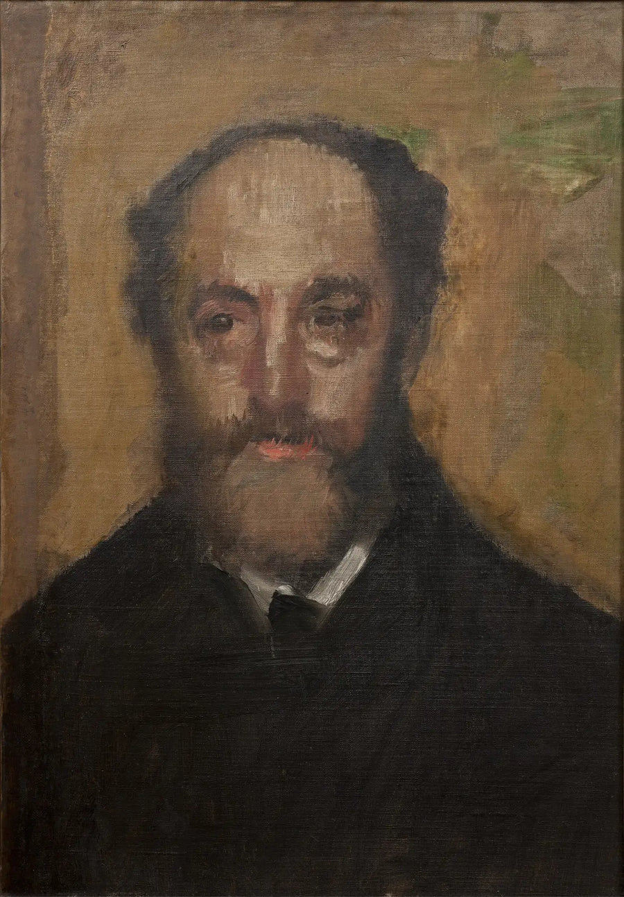 Sanat eleştirmeni Durand-Gréville'in Portresi - Edgar Degas