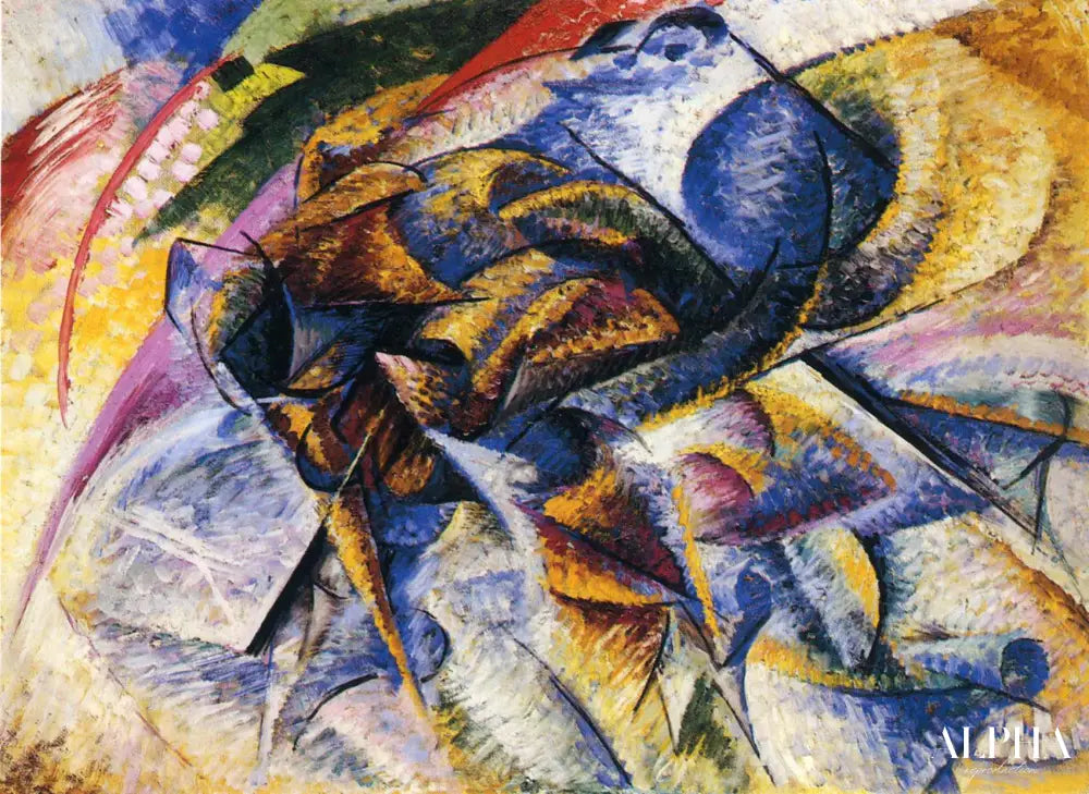 Dynamisme d'un cycliste - Umberto Boccioni - Reproductions de tableaux et peintures haut de gamme