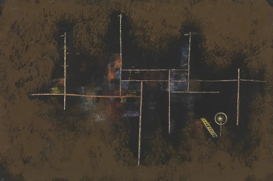 yeni bir bina için iskele - Paul Klee