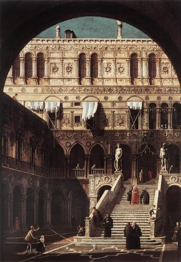 Devler Merdiveni - Canaletto