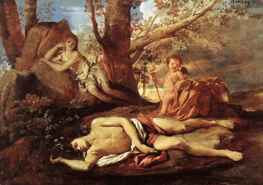 Eko ve Narcissos - Nicolas Poussin