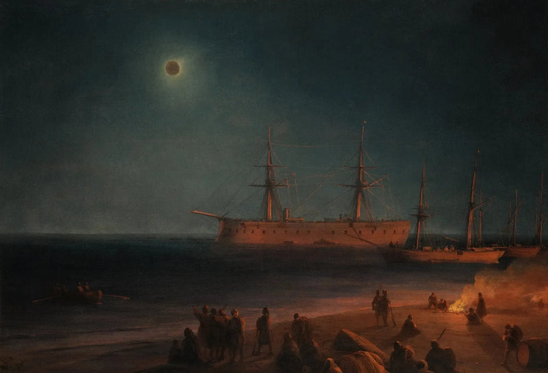Feodosiya'da Güneş Tutulması - Ivan Aivazovski