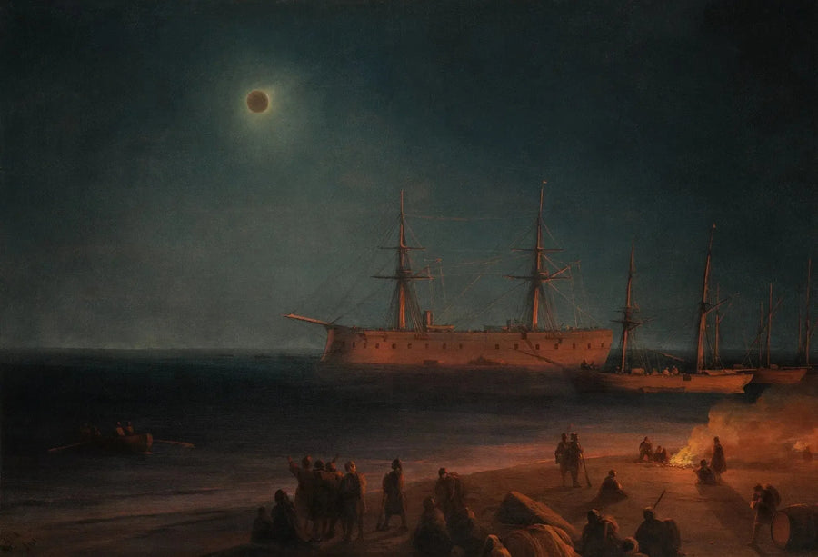 Feodosiya'da Güneş Tutulması - Ivan Aivazovski
