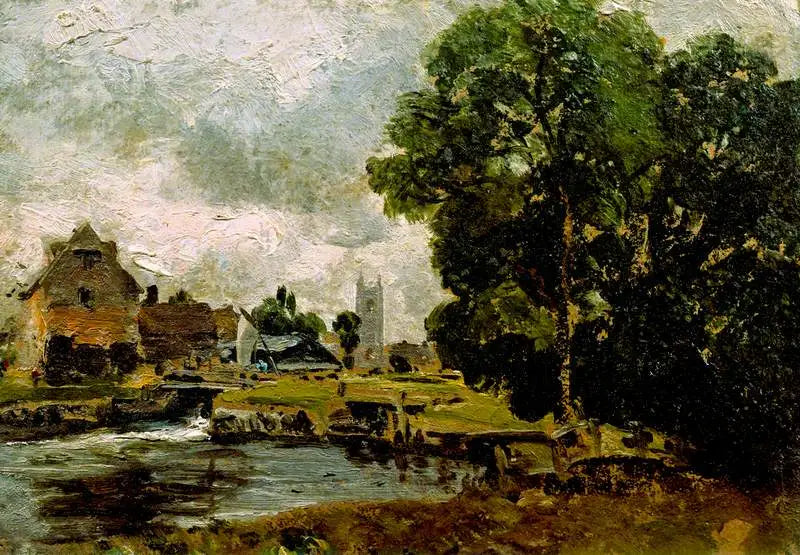 Dedham Kanalı ve Değirmen - John Constable
