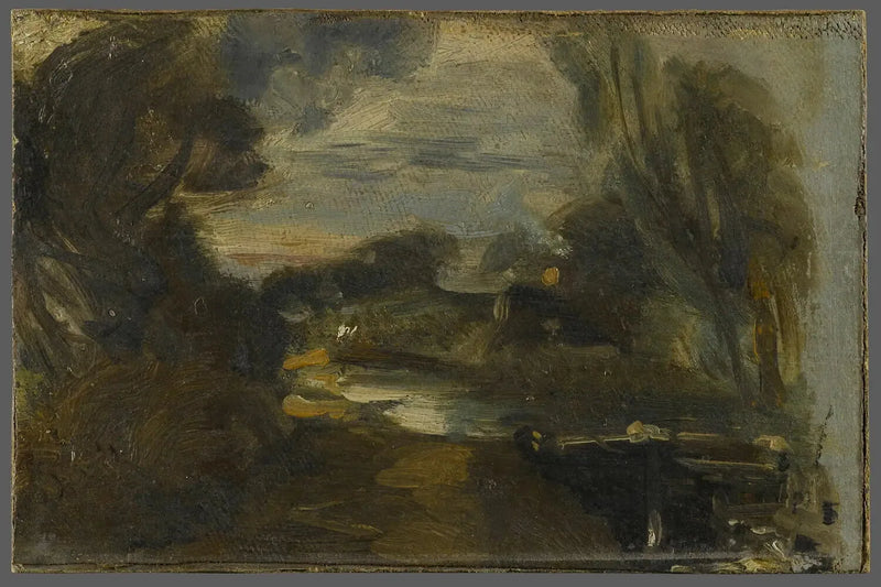 Stour Nehri üzerindeki Kapan - John Constable