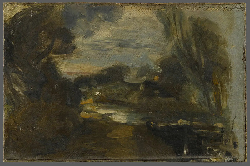 Stour Nehri üzerindeki Kapan - John Constable