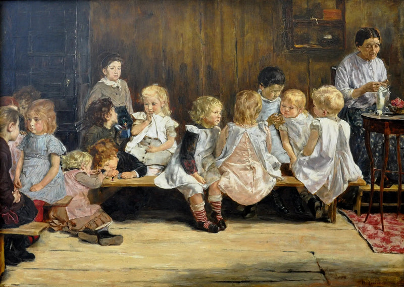 Amsterdam'daki Anaokulu - Max Liebermann