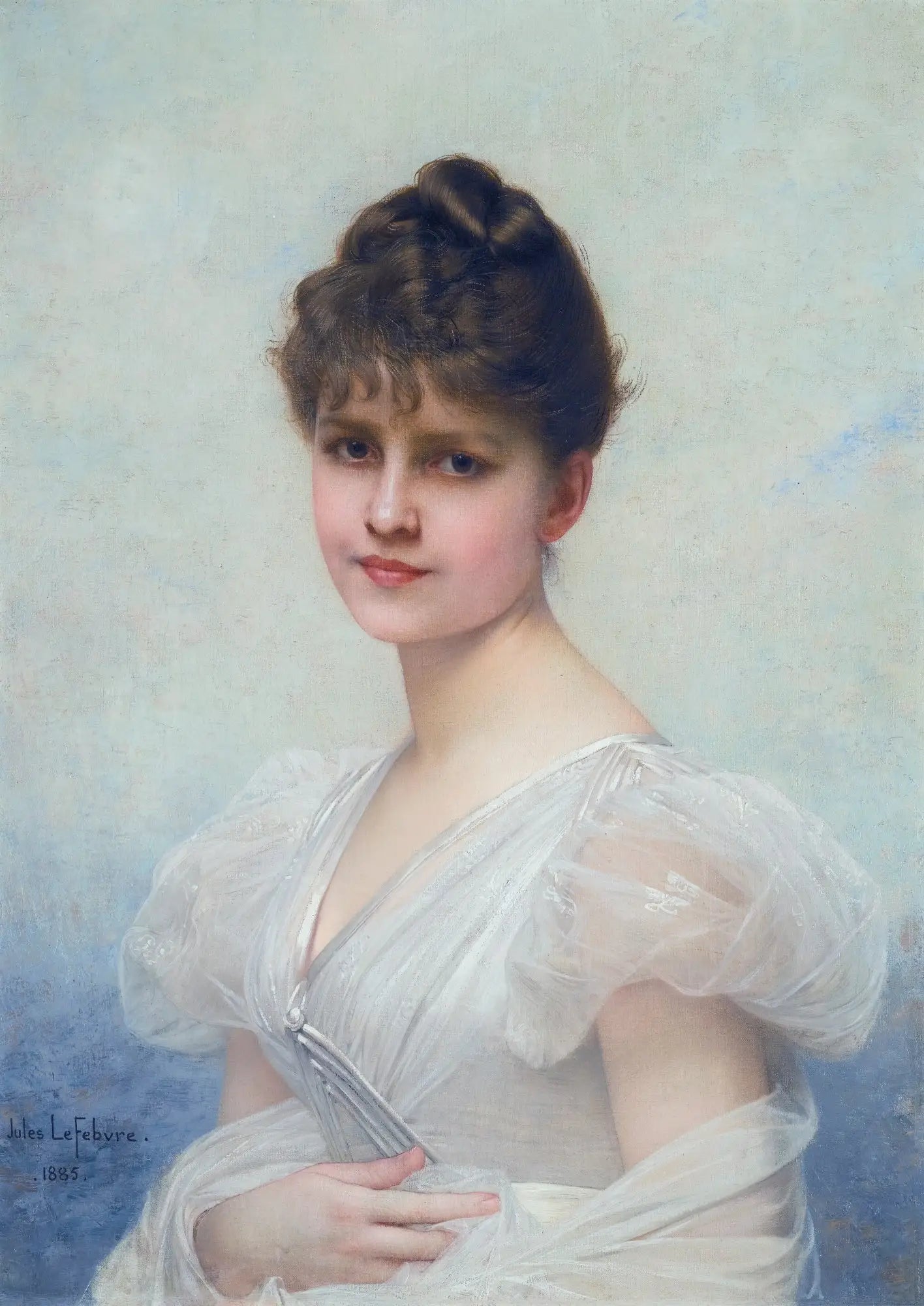 Edith Caroline Warren Miller (1866-1944) - Jules Lefebvre - Alpha Reproduction