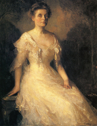 Edith Perley Mme Lincoln N. Kinnicutt - Frank Weston Benson - Alpha Reproduction