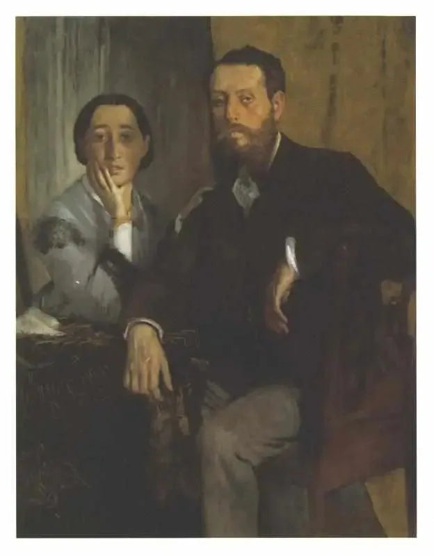 Edmondo ve Thérèse Morbilli - Edgar Degas