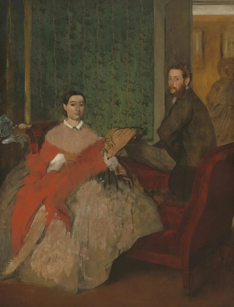 Edmondo ve Thérèse Morbilli - Edgar Degas