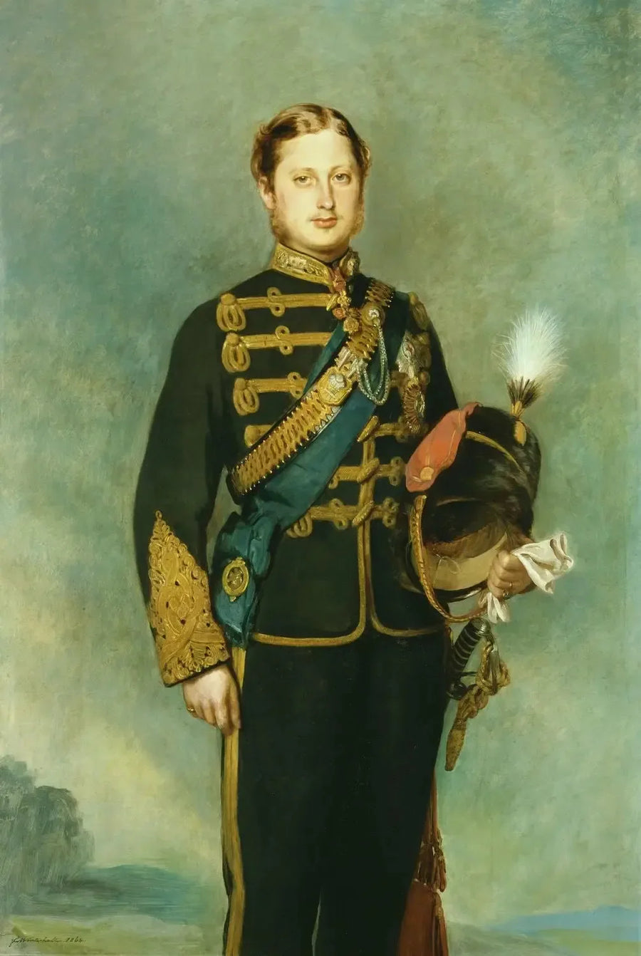 Édouard VII (1841-1910) o zamanlar Galler Prensi - Franz Xaver Winterhalter
