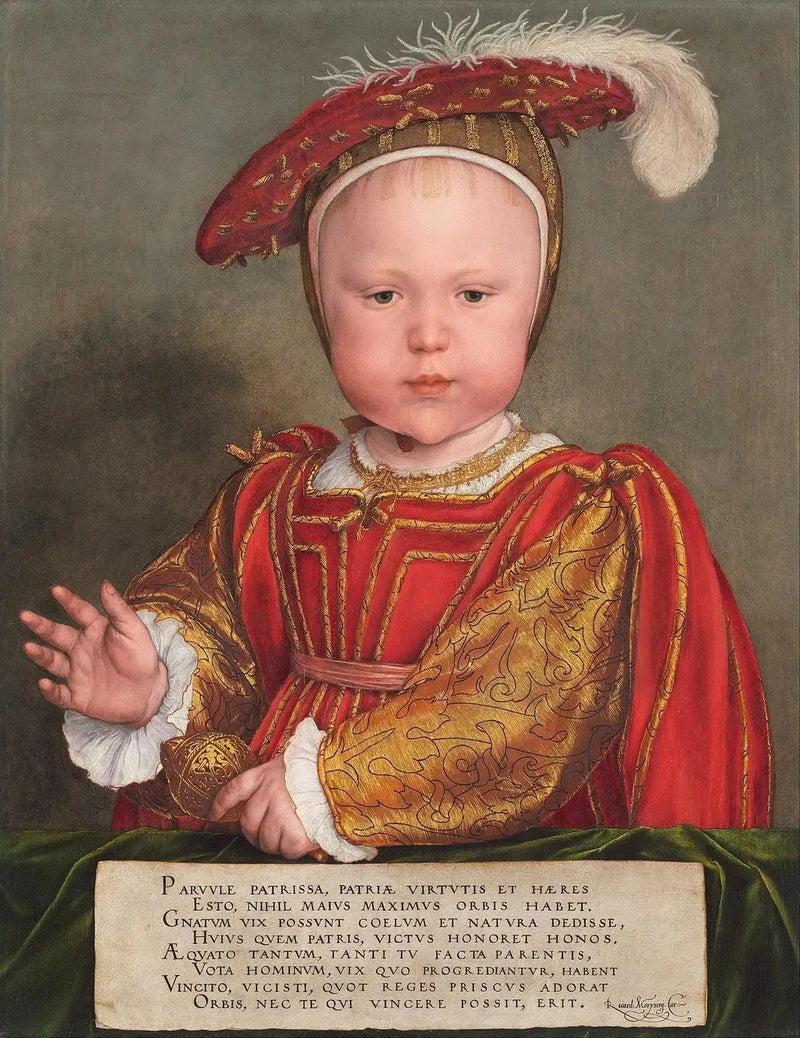 Edward VI Çocuk Olarak - Hans Holbein le Jeune
