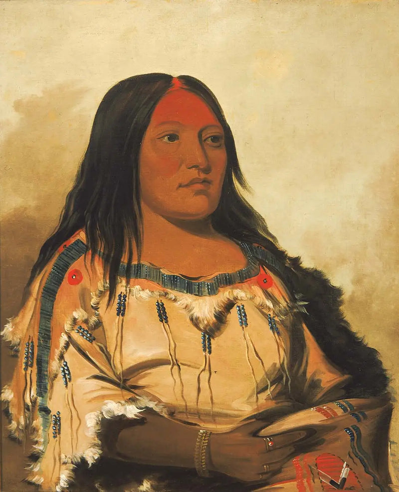 Eeh-nís-kim, Kristal Taşı, Şefin Eşi - George Catlin