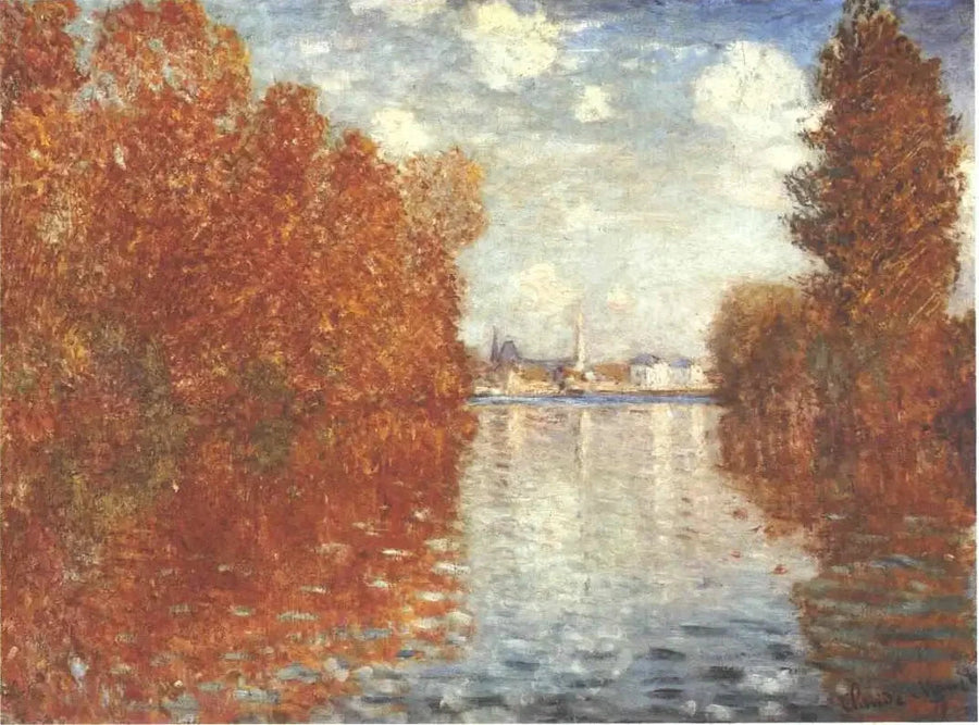 Argenteuil W290'da sonbahar etkisi - Claude Monet