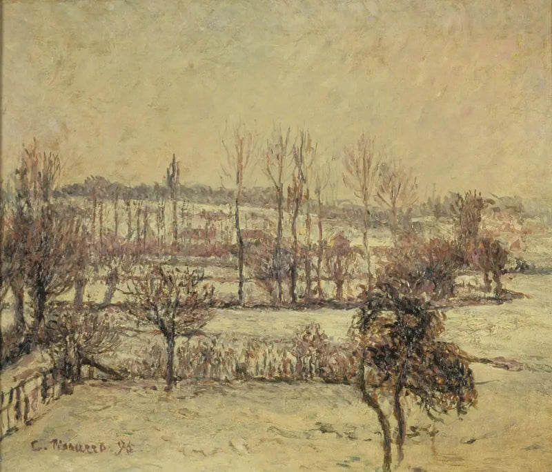 Éragny'de Kar Etkisi - Camille Pissarro