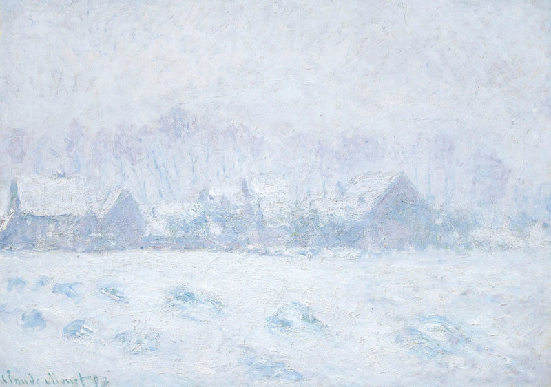 Giverny'de Kar Etkisi - Claude Monet