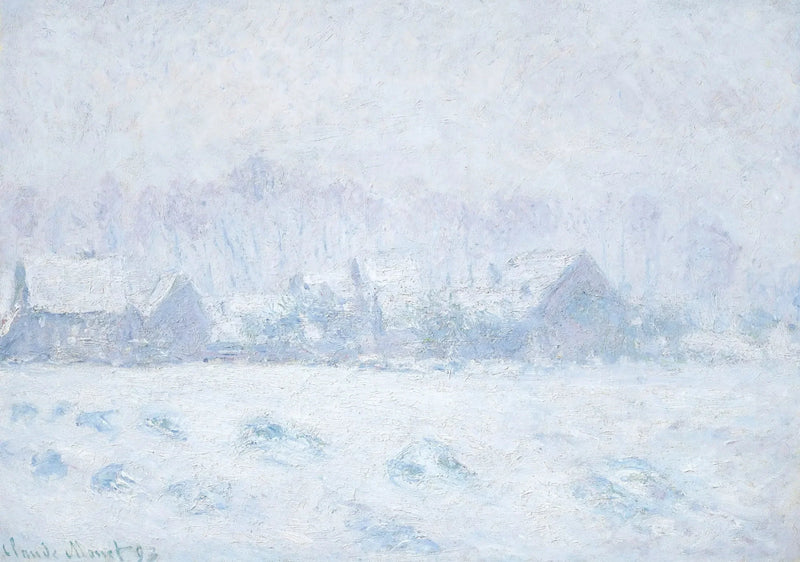 Giverny'de Kar Etkisi - Claude Monet