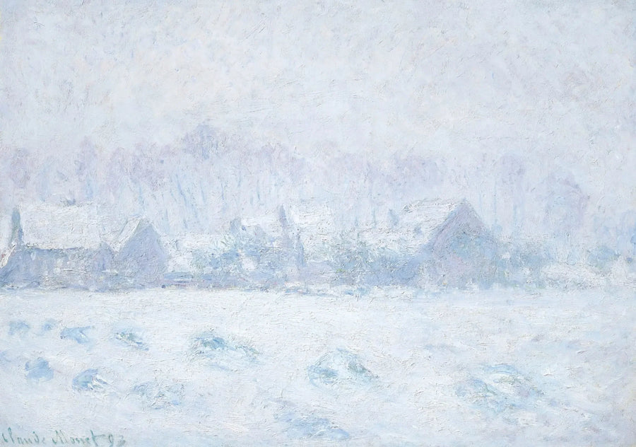 Giverny'de Kar Etkisi - Claude Monet