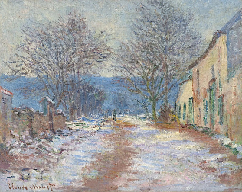 Limetz'te Kar Etkisi - Claude Monet