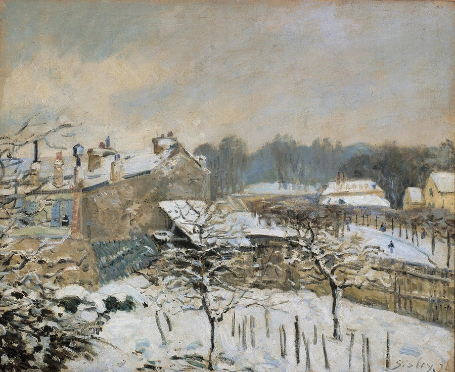 Marly-le-Roi'de Kar Etkisi - Alfred Sisley