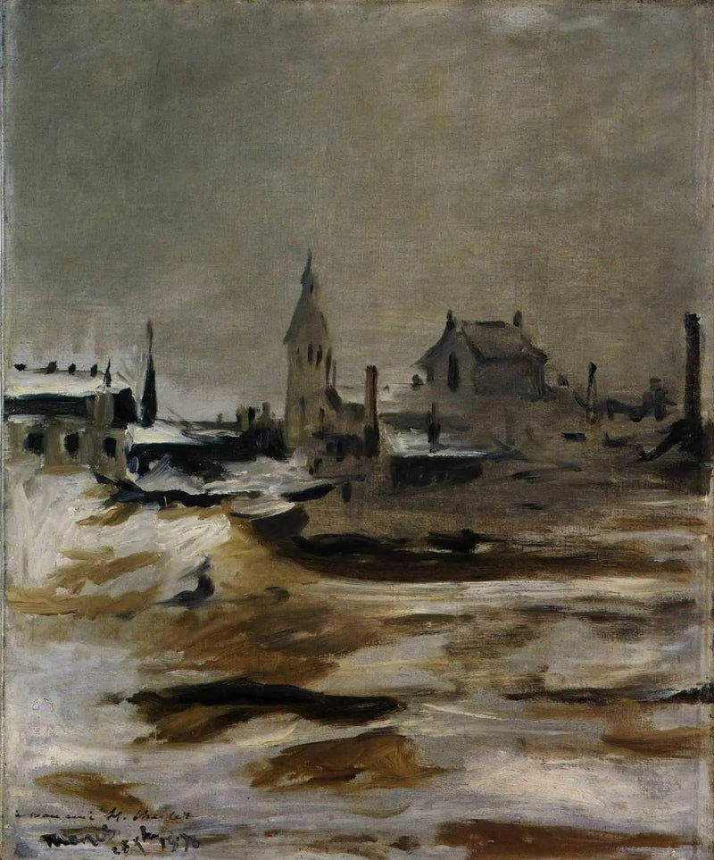 Petit-Montrouge'da Kar Etkisi - Édouard Manet