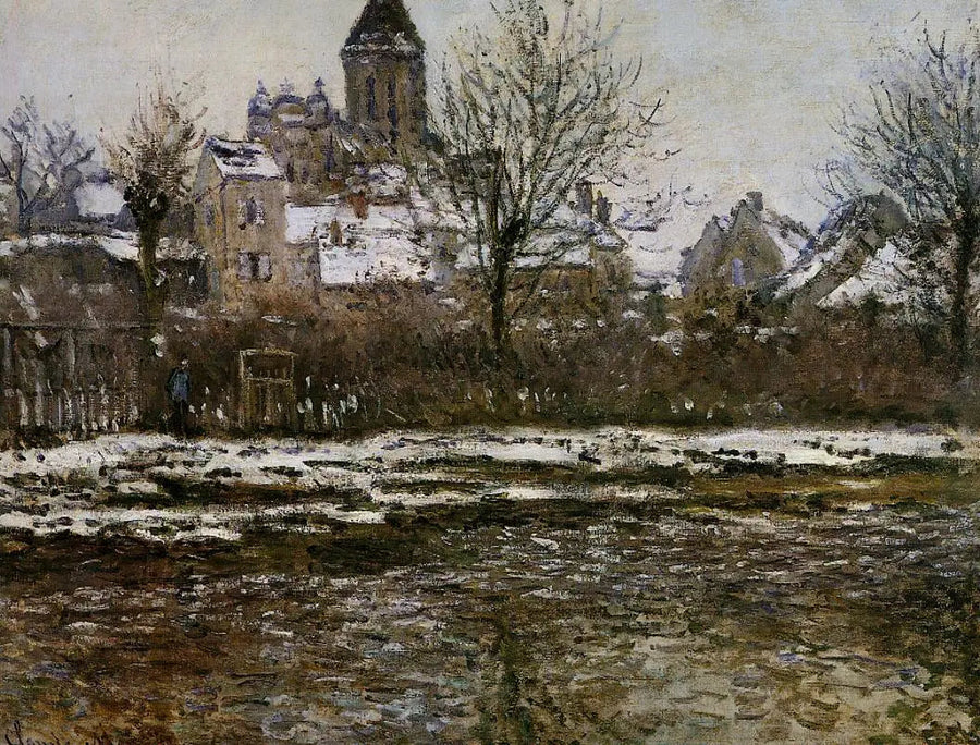 Vétheuil'de Kar Etkisi - Claude Monet