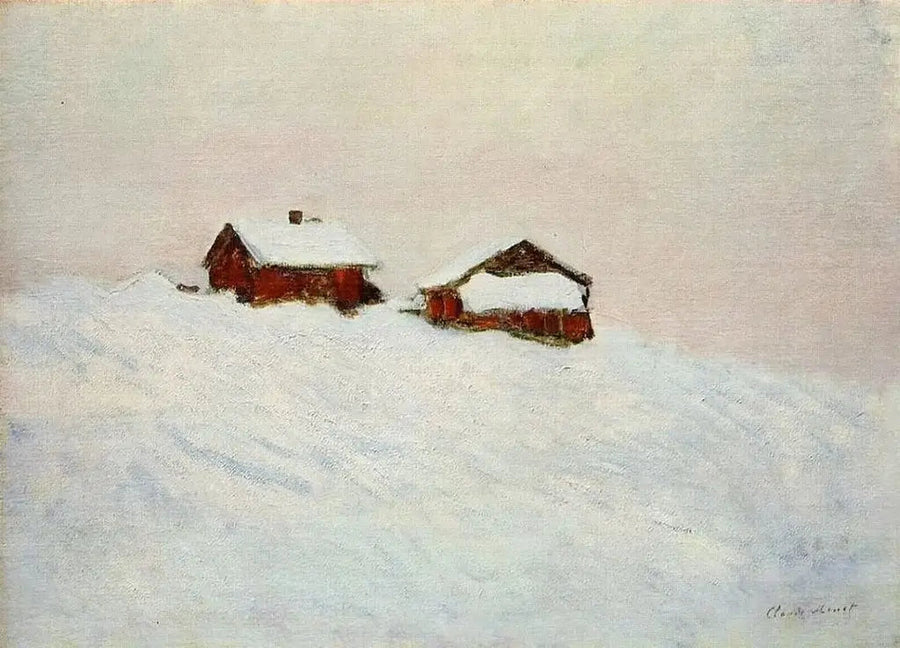 Vétheuil'de Kar Etkisi - Claude Monet