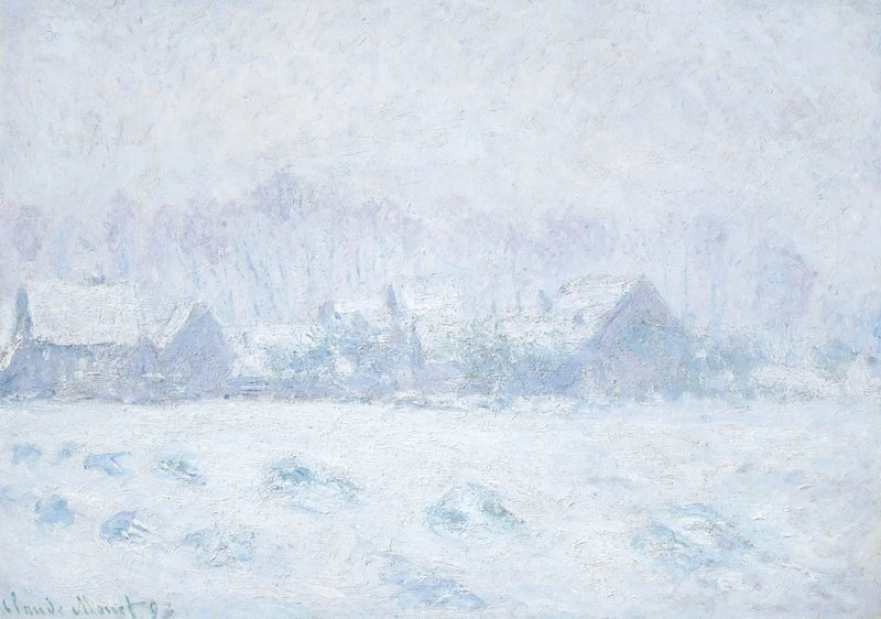 Giverny'de Kar Etkisi - Claude Monet