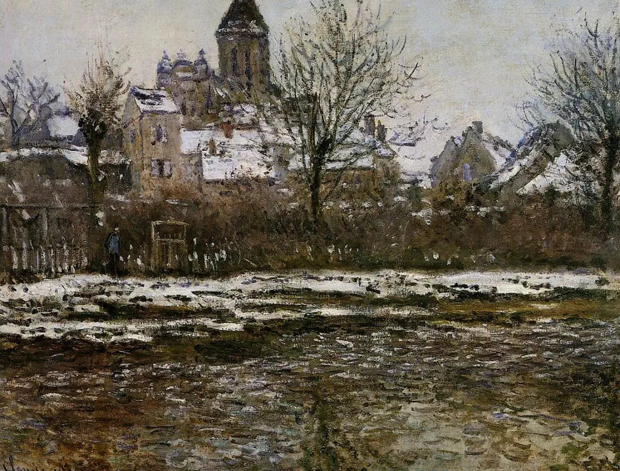 Vétheuil'de Kar Etkisi - Claude Monet