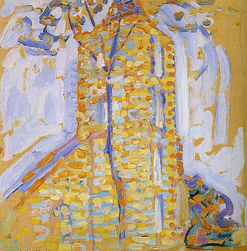 Domburg'daki Kilise - Piet Mondrian