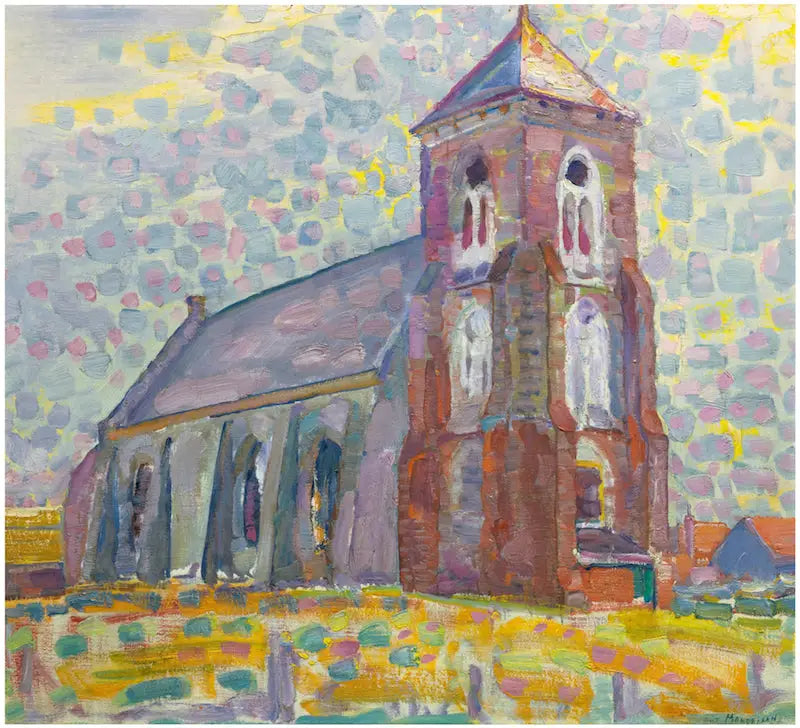 Zoutelande Kilisesi - Piet Mondrian