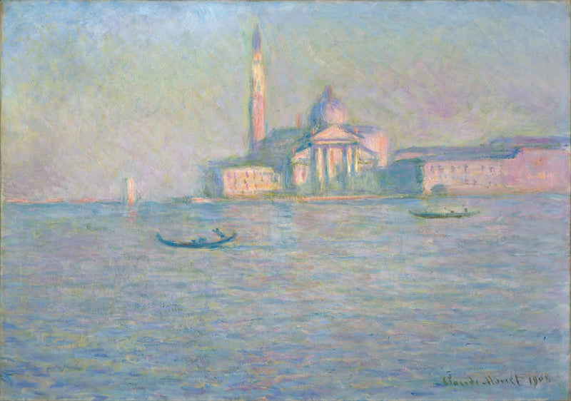 Venedik'teki San Giorgio Maggiore Kilisesi W1749 - Claude Monet