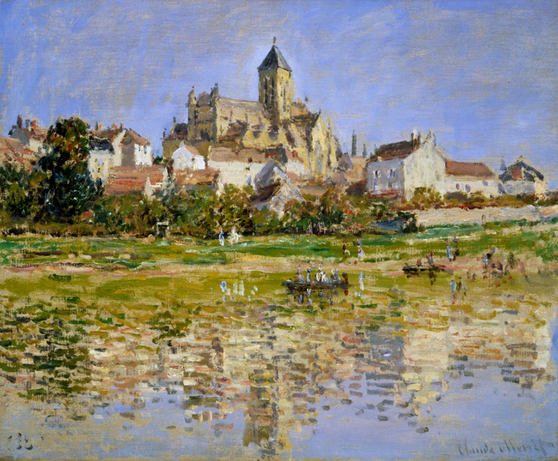Vétheuil Kilisesi W531 - Claude Monet