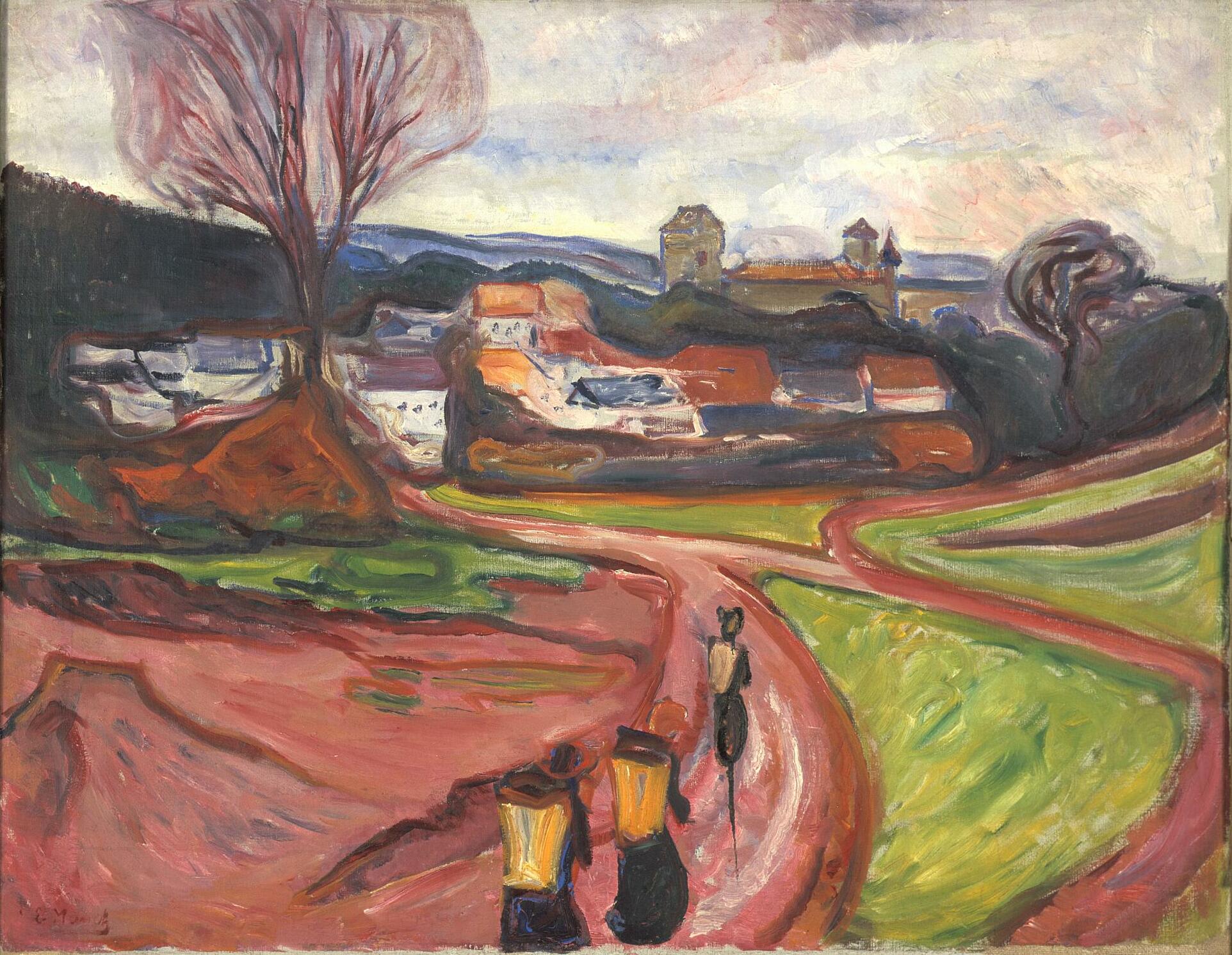 Reproduction du tableau « Elgersburg - Edvard Munch » par Alpha Reproduction en peinture à l’huile
